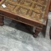 Dark Wood Square Coffee Table