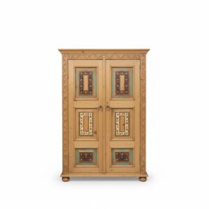 Antique Carved Corner Cabinet