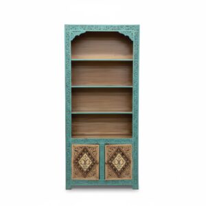 Cabinet with Painted Floral Base